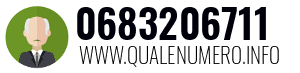 Numero di telefono 0683206711 0683206711