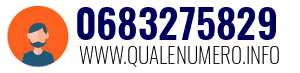 Numero di telefono 0683275829 0683275829