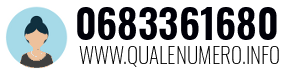 Numero di telefono 0683361680 0683361680