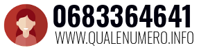 Numero di telefono 0683364641 0683364641