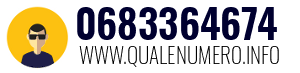 Numero di telefono 0683364674 0683364674