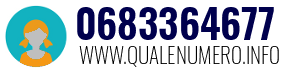 Numero di telefono 0683364677 0683364677