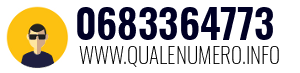 Numero di telefono 0683364773 0683364773