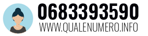 Numero di telefono 0683393590 0683393590