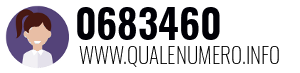 Numero di telefono 0683460 0683460