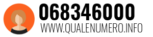 Numero di telefono 068346000 068346000