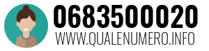 Numero di telefono 0683500020 0683500020