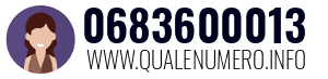 Numero di telefono 0683600013 0683600013