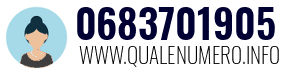 Numero di telefono 0683701905 0683701905