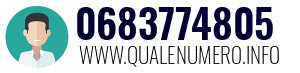 Numero di telefono 0683774805 0683774805