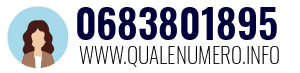 Numero di telefono 0683801895 0683801895