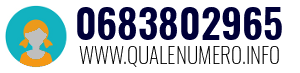 Numero di telefono 0683802965 0683802965