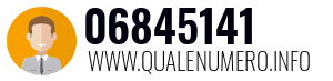 Numero di telefono 06845141 06845141