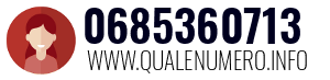 Numero di telefono 0685360713 0685360713
