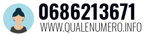 Numero di telefono 0686213671 0686213671