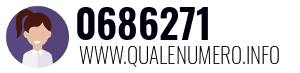 Numero di telefono 0686271 0686271