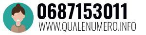 Numero di telefono 0687153011 0687153011