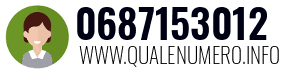 Numero di telefono 0687153012 0687153012