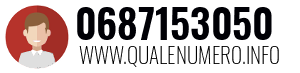 Numero di telefono 0687153050 0687153050