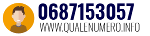 Numero di telefono 0687153057 0687153057