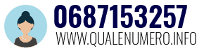 Numero di telefono 0687153257 0687153257