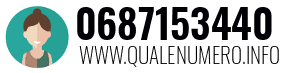 Numero di telefono 0687153440 0687153440