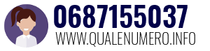 Numero di telefono 0687155037 0687155037