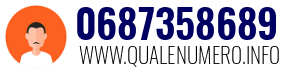 Numero di telefono 0687358689 0687358689