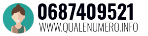 Numero di telefono 0687409521 0687409521