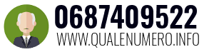 Numero di telefono 0687409522 0687409522