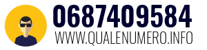 Numero di telefono 0687409584 0687409584