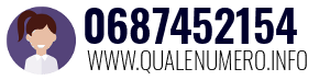 Numero di telefono 0687452154 0687452154