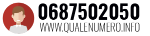 Numero di telefono 0687502050 0687502050