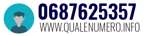 Numero di telefono 0687625357 0687625357