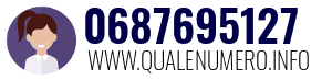 Numero di telefono 0687695127 0687695127