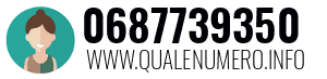 Numero di telefono 0687739350 0687739350