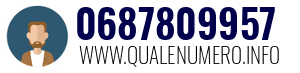 Numero di telefono 0687809957 0687809957