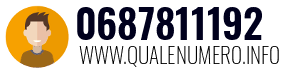 Numero di telefono 0687811192 0687811192