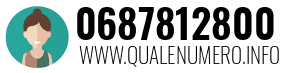 Numero di telefono 0687812800 0687812800
