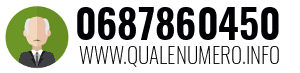 Numero di telefono 0687860450 0687860450