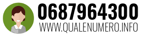 Numero di telefono 0687964300 0687964300