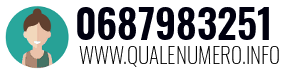 Numero di telefono 0687983251 0687983251