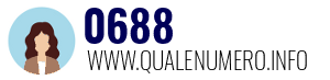 Numero di telefono 0688 0688