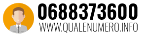 Numero di telefono 0688373600 0688373600