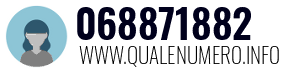 Numero di telefono 068871882 068871882
