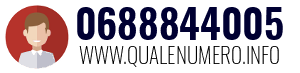 Numero di telefono 0688844005 0688844005