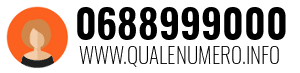 Numero di telefono 0688999000 0688999000