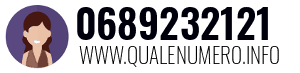 Numero di telefono 0689232121 0689232121
