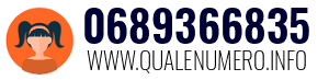 Numero di telefono 0689366835 0689366835