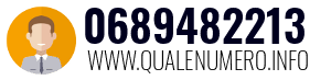 Numero di telefono 0689482213 0689482213